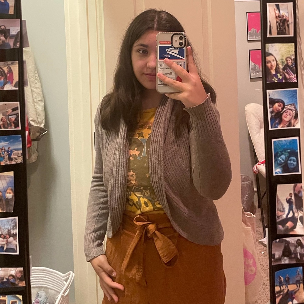 3FOR15 Light Brown Cardigan - Comfy Ribbed Cropped